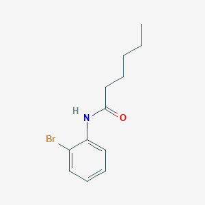 molecular formula C12H16BrNO B377431 N-(2-bromophenyl)hexanamide 