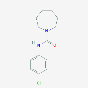 molecular formula C13H17ClN2O B377448 N-(4-chlorophenyl)azepane-1-carboxamide 