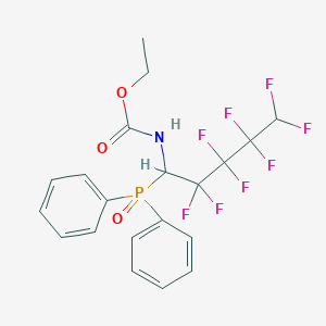 molecular formula C20H18F8NO3P B377474 Ethyl 1-(diphenylphosphoryl)-2,2,3,3,4,4,5,5-octafluoropentylcarbamate 
