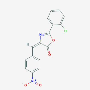 2-(2-chlorophenyl)-4-{4-nitrobenzylidene}-1,3-oxazol-5(4H)-one