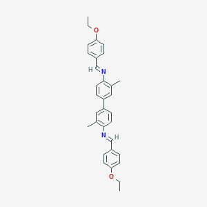 N,N'-bis[(E)-(4-ethoxyphenyl)methylidene]-3,3'-dimethylbiphenyl-4,4'-diamine