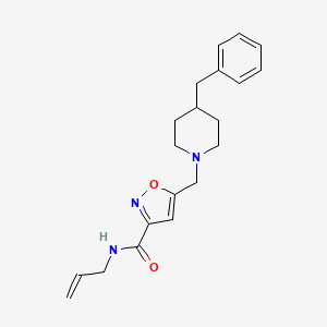 N-allyl-5-[(4-benzyl-1-piperidinyl)methyl]-3-isoxazolecarboxamide