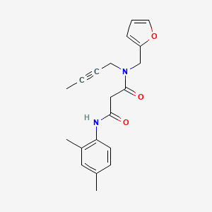 N-but-2-yn-1-yl-N'-(2,4-dimethylphenyl)-N-(2-furylmethyl)malonamide