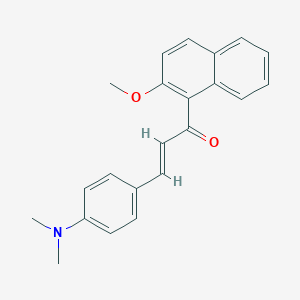 3-[4-(Dimethylamino)phenyl]-1-(2-methoxy-1-naphthyl)-2-propen-1-one