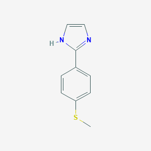 B037755 2-(4-(methylthio)phenyl)-1H-imidazole CAS No. 115053-39-9