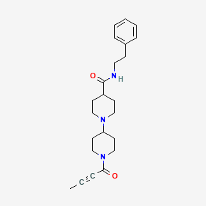 1'-(2-butynoyl)-N-(2-phenylethyl)-1,4'-bipiperidine-4-carboxamide