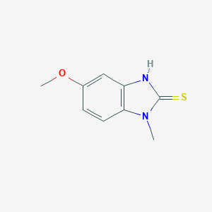 molecular formula C9H10N2OS B377556 5-methoxy-1-methyl-1H-benzimidazole-2-thiol CAS No. 58764-00-4