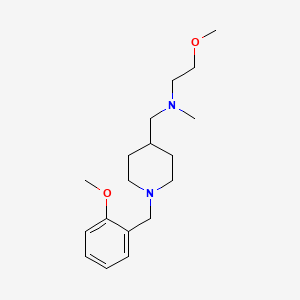 2-methoxy-N-{[1-(2-methoxybenzyl)-4-piperidinyl]methyl}-N-methylethanamine