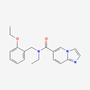 N-(2-ethoxybenzyl)-N-ethylimidazo[1,2-a]pyridine-6-carboxamide