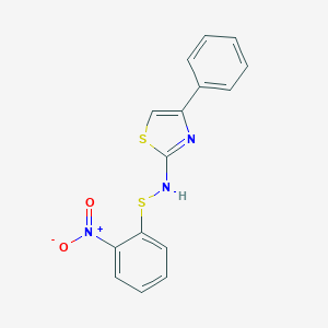 2-[({2-Nitrophenyl}sulfanyl)amino]-4-phenyl-1,3-thiazole