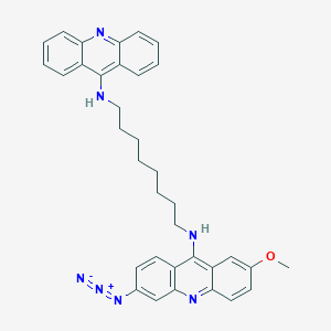 B037758 N-(6-Azido-2-methoxy-9-acridinyl)-N'-(9-acridinyl)octane-1,8-diamine CAS No. 116273-54-2