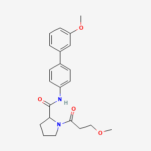 N-(3'-methoxy-4-biphenylyl)-1-(3-methoxypropanoyl)prolinamide