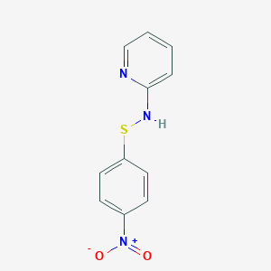 molecular formula C11H9N3O2S B377582 N-(4-nitrophenyl)sulfanylpyridin-2-amine CAS No. 35069-81-9