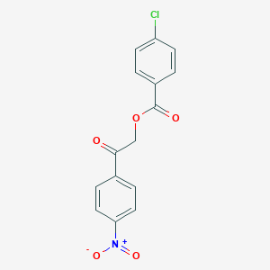 2-(4-Nitrophenyl)-2-oxoethyl 4-chlorobenzoate