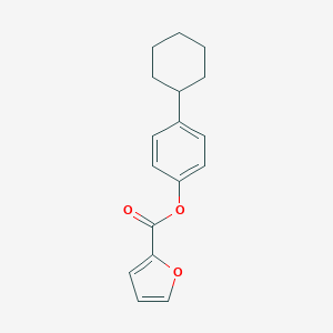 molecular formula C17H18O3 B377604 4-Cyclohexylphenyl 2-furoate 