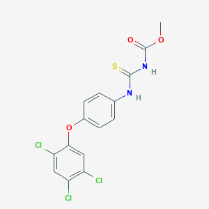 Methyl [4-(2,4,5-trichlorophenoxy)anilino]carbothioylcarbamate