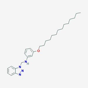 N-(1H-1,2,3-benzotriazol-1-ylmethyl)-3-(tetradecyloxy)aniline