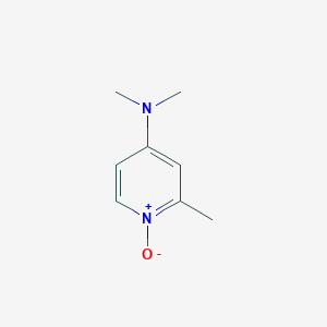 molecular formula C8H12N2O B377614 N,N,2-trimethylpyridin-4-amine 1-oxide CAS No. 59886-56-5