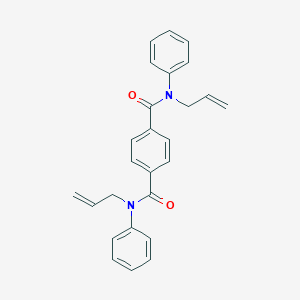 molecular formula C26H24N2O2 B377629 N~1~,N~4~-diallyl-N~1~,N~4~-diphenylterephthalamide 
