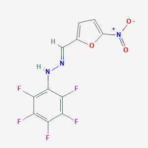 (1E)-1-[(5-nitrofuran-2-yl)methylidene]-2-(pentafluorophenyl)hydrazine