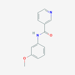 molecular formula C13H12N2O2 B377662 N-(3-methoxyphenyl)nicotinamide 