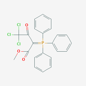 molecular formula C23H18Cl3O3P B377665 Methyl 4,4,4-trichloro-3-oxo-2-(triphenylphosphoranylidene)butanoate 