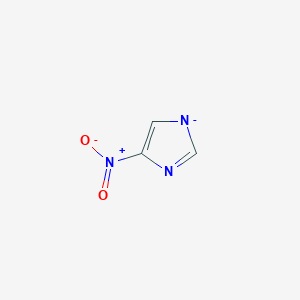molecular formula C3H2N3O2- B377677 4-Nitro-1-imidazolide 