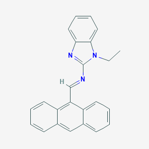 N-(9-anthrylmethylene)-N-(1-ethyl-1H-benzimidazol-2-yl)amine