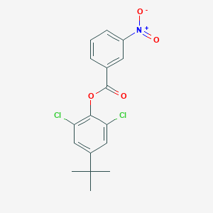 4-Tert-butyl-2,6-dichlorophenyl 3-nitrobenzoate
