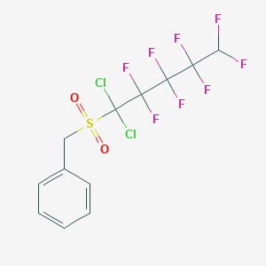 Benzyl 1,1-dichloro-2,2,3,3,4,4,5,5-octafluoropentyl sulfone