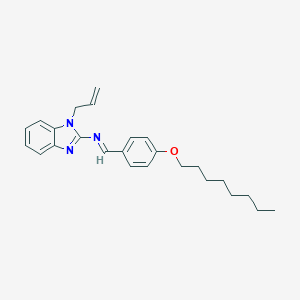 molecular formula C25H31N3O B377707 N-(1-allyl-1H-benzimidazol-2-yl)-N-[4-(octyloxy)benzylidene]amine 