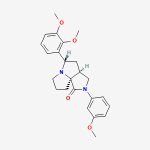 (3aS*,5S*,9aS*)-5-(2,3-dimethoxyphenyl)-2-(3-methoxyphenyl)hexahydro-7H-pyrrolo[3,4-g]pyrrolizin-1(2H)-one