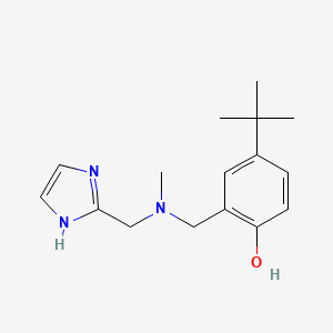 4-tert-butyl-2-{[(1H-imidazol-2-ylmethyl)(methyl)amino]methyl}phenol