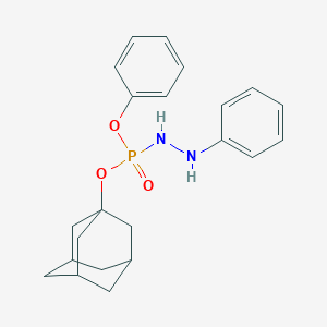 molecular formula C22H27N2O3P B377729 phenyl 1-adamantyl N'-phenylhydrazidophosphate 