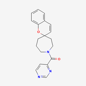 1-(pyrimidin-4-ylcarbonyl)spiro[azepane-4,2'-chromene]