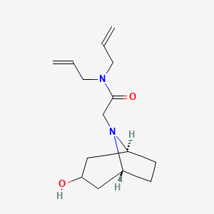 N,N-diallyl-2-[(3-endo)-3-hydroxy-8-azabicyclo[3.2.1]oct-8-yl]acetamide