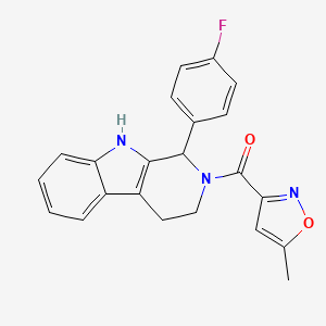 1-(4-fluorophenyl)-2-[(5-methyl-3-isoxazolyl)carbonyl]-2,3,4,9-tetrahydro-1H-beta-carboline