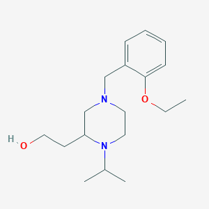 2-[4-(2-ethoxybenzyl)-1-isopropyl-2-piperazinyl]ethanol