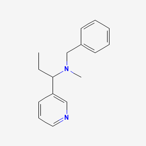 N-benzyl-N-methyl-1-pyridin-3-ylpropan-1-amine