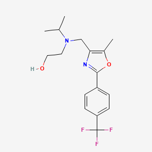 2-[isopropyl({5-methyl-2-[4-(trifluoromethyl)phenyl]-1,3-oxazol-4-yl}methyl)amino]ethanol