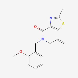 N-allyl-N-(2-methoxybenzyl)-2-methyl-1,3-thiazole-4-carboxamide