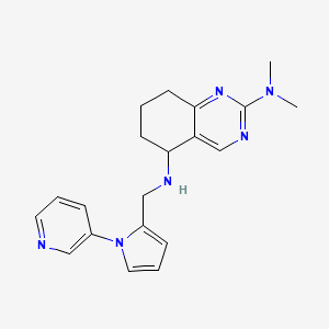 2-N,2-N-dimethyl-5-N-[(1-pyridin-3-ylpyrrol-2-yl)methyl]-5,6,7,8-tetrahydroquinazoline-2,5-diamine