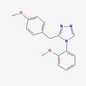 3-(4-methoxybenzyl)-4-(2-methoxyphenyl)-4H-1,2,4-triazole