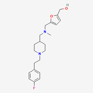 (5-{[({1-[2-(4-fluorophenyl)ethyl]-4-piperidinyl}methyl)(methyl)amino]methyl}-2-furyl)methanol