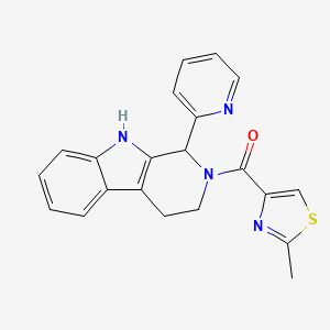 2-[(2-methyl-1,3-thiazol-4-yl)carbonyl]-1-(2-pyridinyl)-2,3,4,9-tetrahydro-1H-beta-carboline