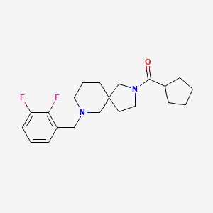 2-(cyclopentylcarbonyl)-7-(2,3-difluorobenzyl)-2,7-diazaspiro[4.5]decane