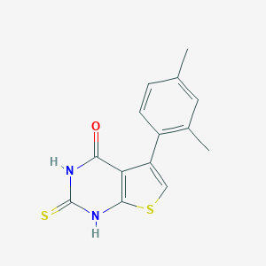 5-(2,4-dimethylphenyl)-2-thioxo-2,3-dihydrothieno[2,3-d]pyrimidin-4(1H)-one