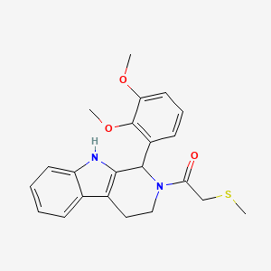 1-(2,3-dimethoxyphenyl)-2-[(methylthio)acetyl]-2,3,4,9-tetrahydro-1H-beta-carboline