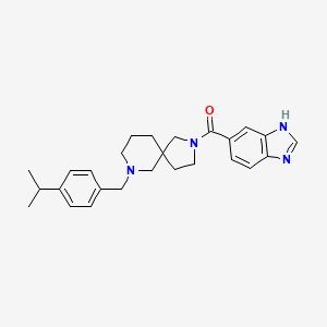 2-(1H-benzimidazol-5-ylcarbonyl)-7-(4-isopropylbenzyl)-2,7-diazaspiro[4.5]decane