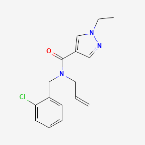 N-allyl-N-(2-chlorobenzyl)-1-ethyl-1H-pyrazole-4-carboxamide